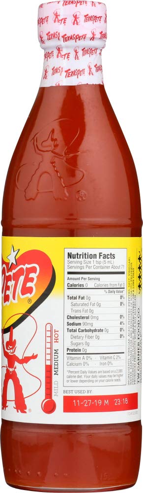 Texas Pete Original Hot Sauce three-pack — convenient set for family meals.