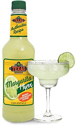 Texas Roadhouse margarita mix being poured, ideal for home gatherings.