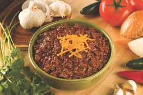 Texas-style chili simmering in a pot for hearty meals.