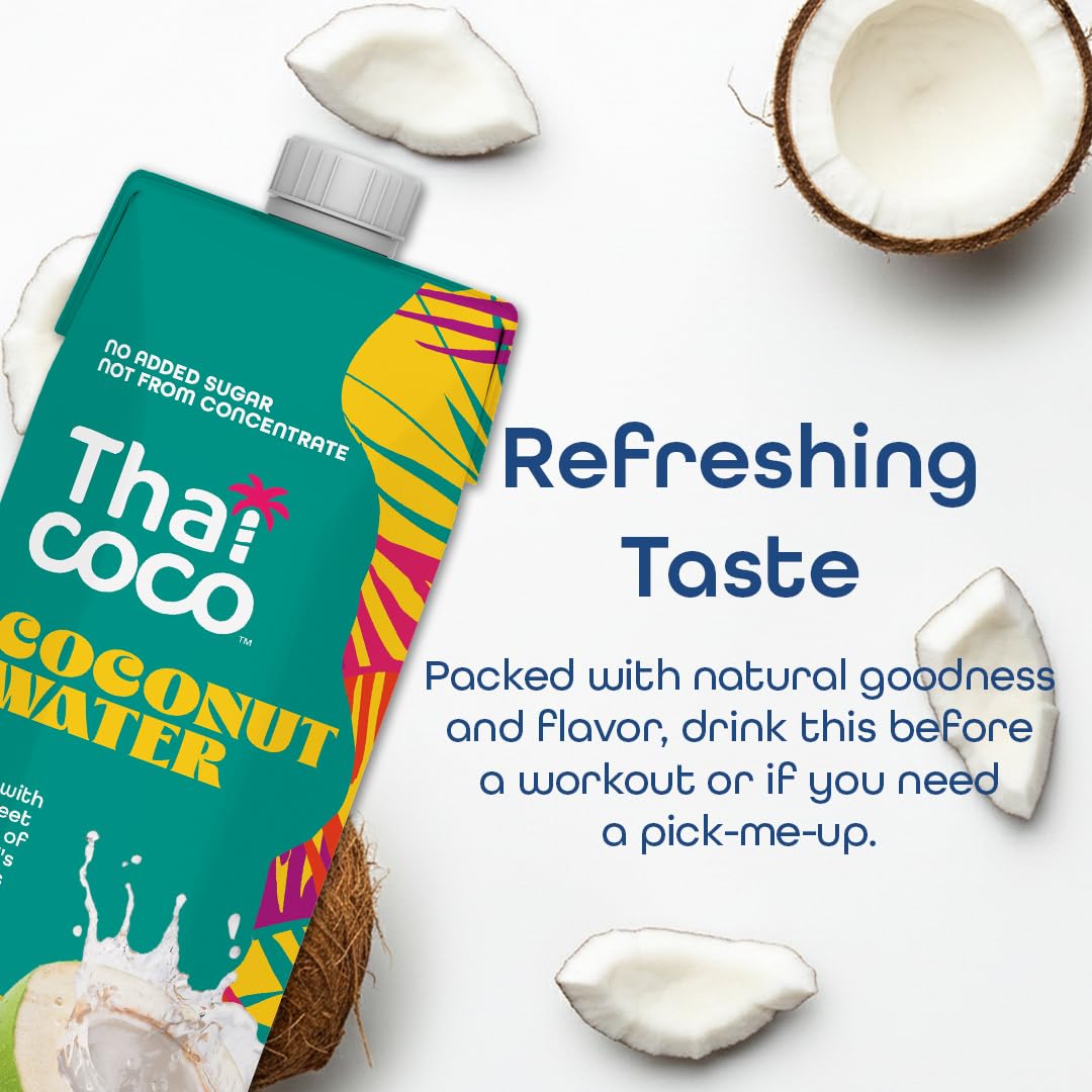 Thai Coco 1L tetra carton pack of 6 for family hydration