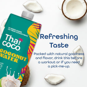 Thai Coco 1L tetra carton pack of 6 for family hydration