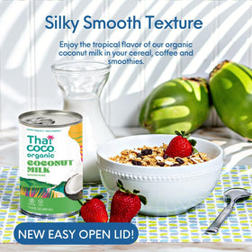 Thai Coco coconut milk enhances curries and soups with depth and creaminess