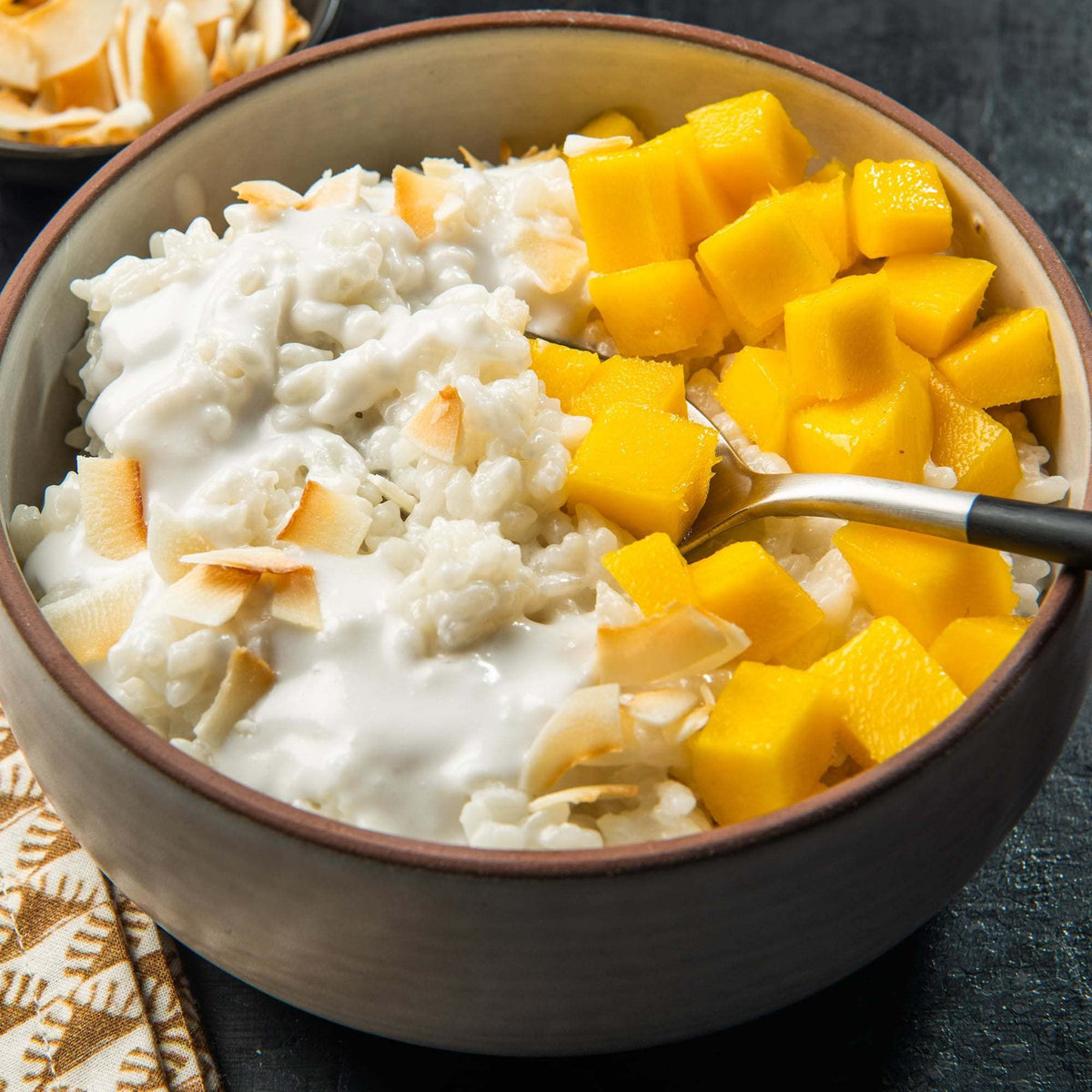 Thai Kitchen coconut milk creamer drizzle for dairy-free richness.