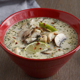 Thai Kitchen coconut milk dessert cup adds velvety creaminess.