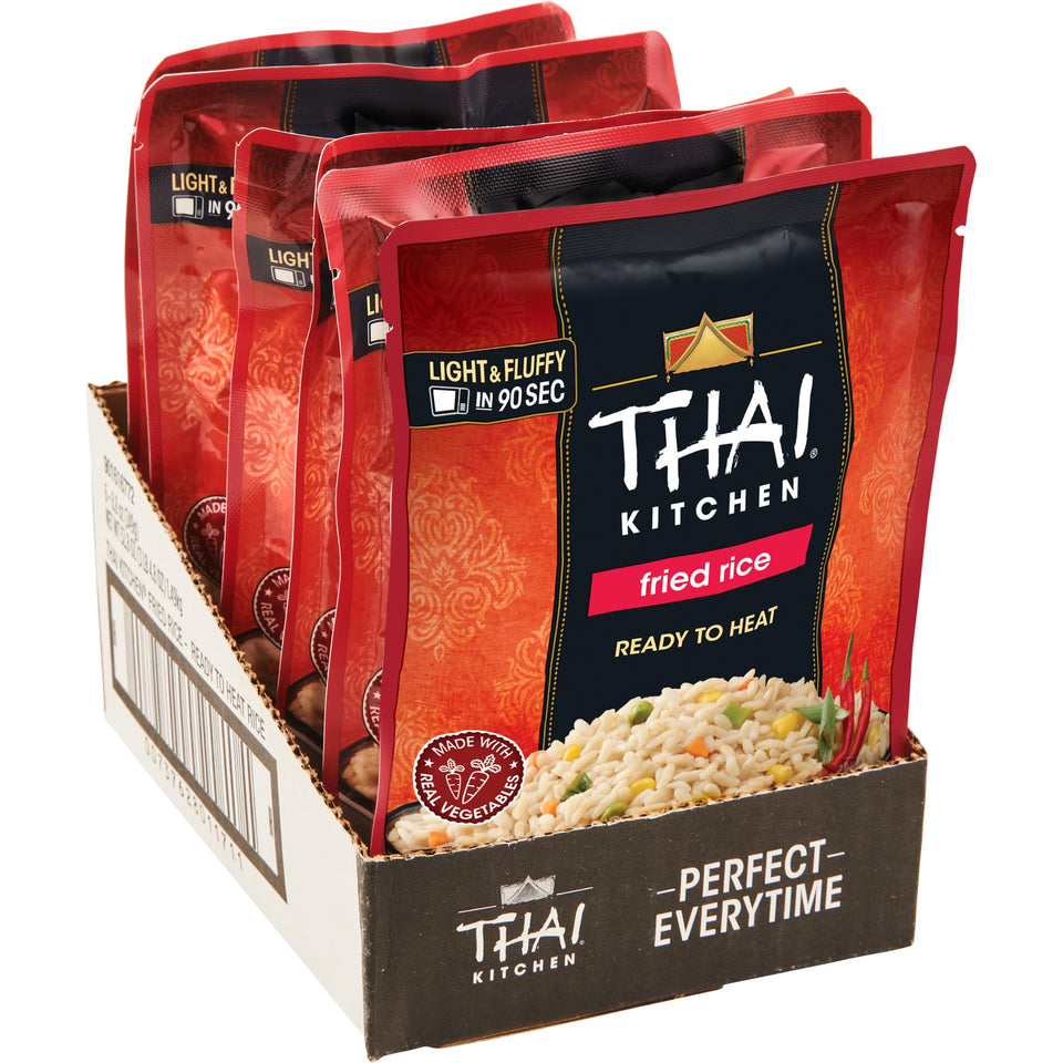 Thai Kitchen fried rice ready-to-heat pouch for quick weeknight meals.
