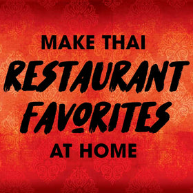 Thai Kitchen gluten free stir fry rice noodles kitchen-scene, ready to cook.