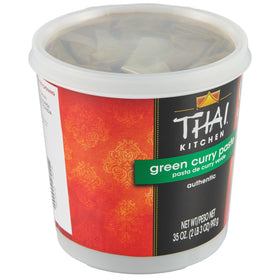 Thai Kitchen Green Curry Paste tub front showing bulk option for professional kitchens