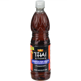 Thai Kitchen Premium Fish Sauce pour enhances noodles and stir-fries with umami.
