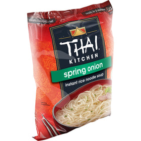 Thai Kitchen steamed rice noodles closeup highlights a light texture perfect for quick bowls.