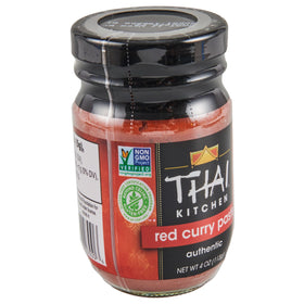 Thai Kitchen red curry paste ingredients close-up showcasing fresh herbs