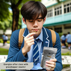 Thailand Unique grasshoppers eco-friendly protein, lower footprint snack