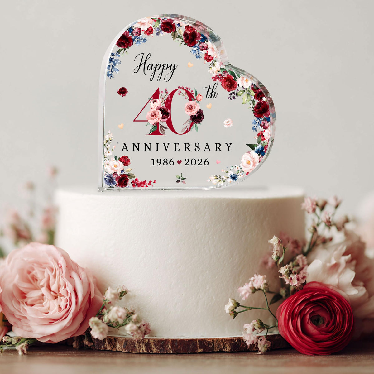 ThanhCrafCo dual-use topper for cake and home display after the celebration