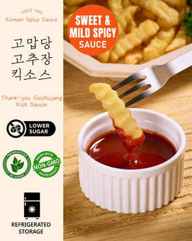 Thank-you Kick Sauce eggs topping demonstrates keto-friendly, ready-to-use heat.