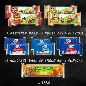 THANKSLY GIFTS granola bars bulk variety office snack drawer — easy refills for teams.