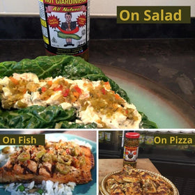 That Pickle Guy giardiniera on pasta adds color and crisp vegetables