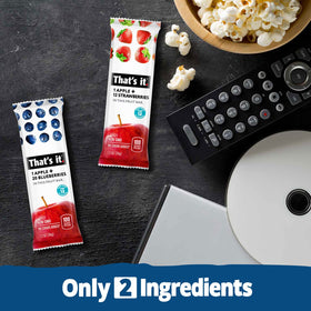 That's it snack packaging: compact, easy to stash in bags.