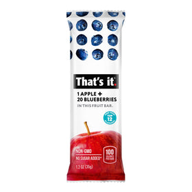 That's it 12 Variety Pack Blueberry bars: naturally sweet, no added sugar.