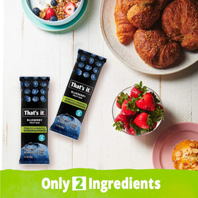 That's it Allergen-friendly Blueberry Bar: gluten-free and nut-free real-fruit snack.
