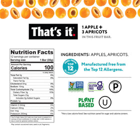 That's it 12-pack shelf-ready snack for kids and adults