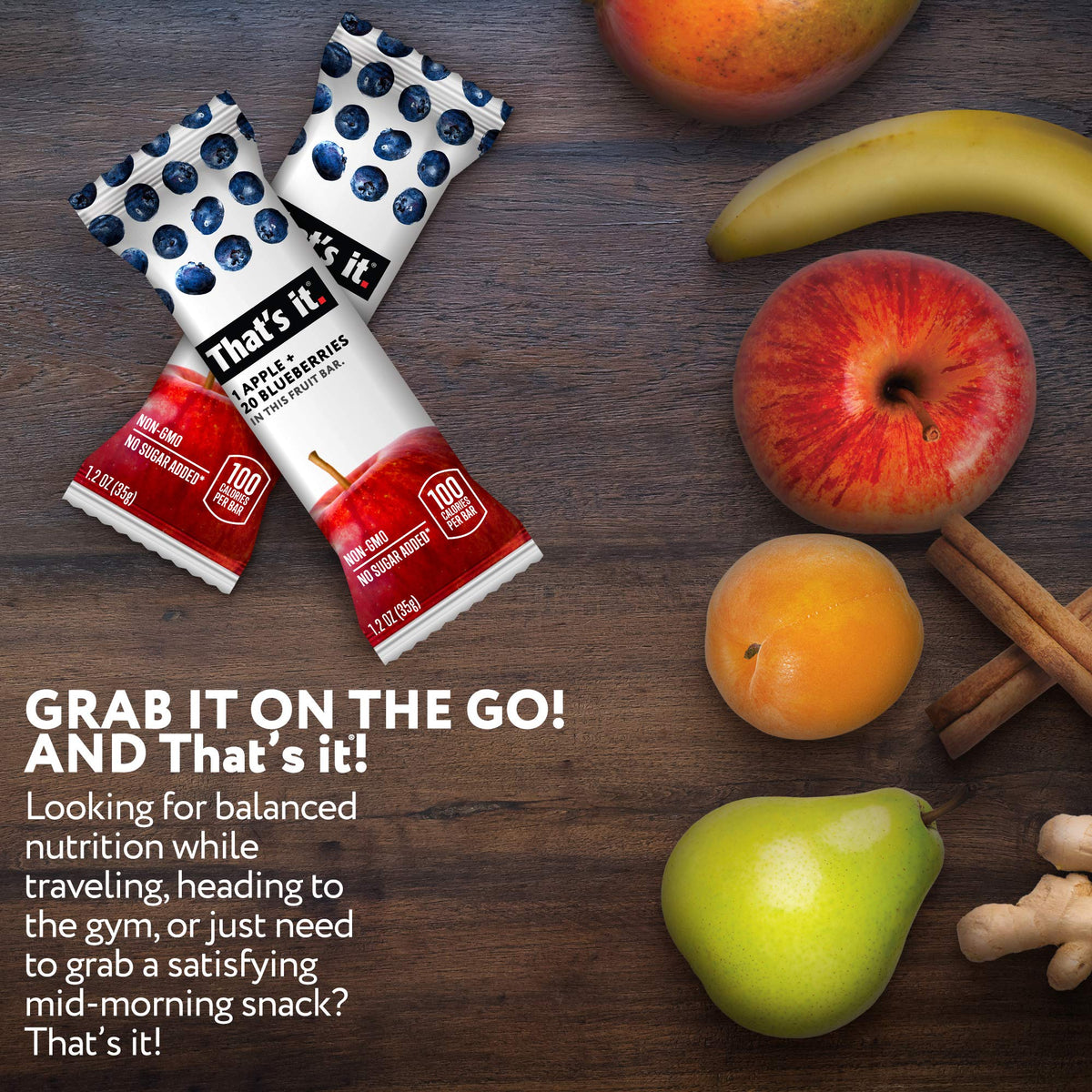 That's It bar in lunchbox, a wholesome school snack