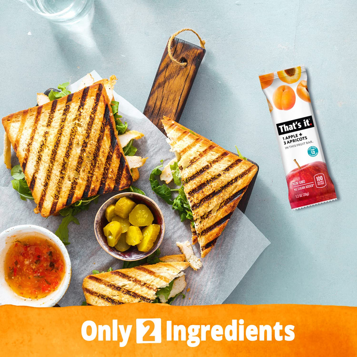 That's it fruit bar no common allergens, gluten-free and non-GMO
