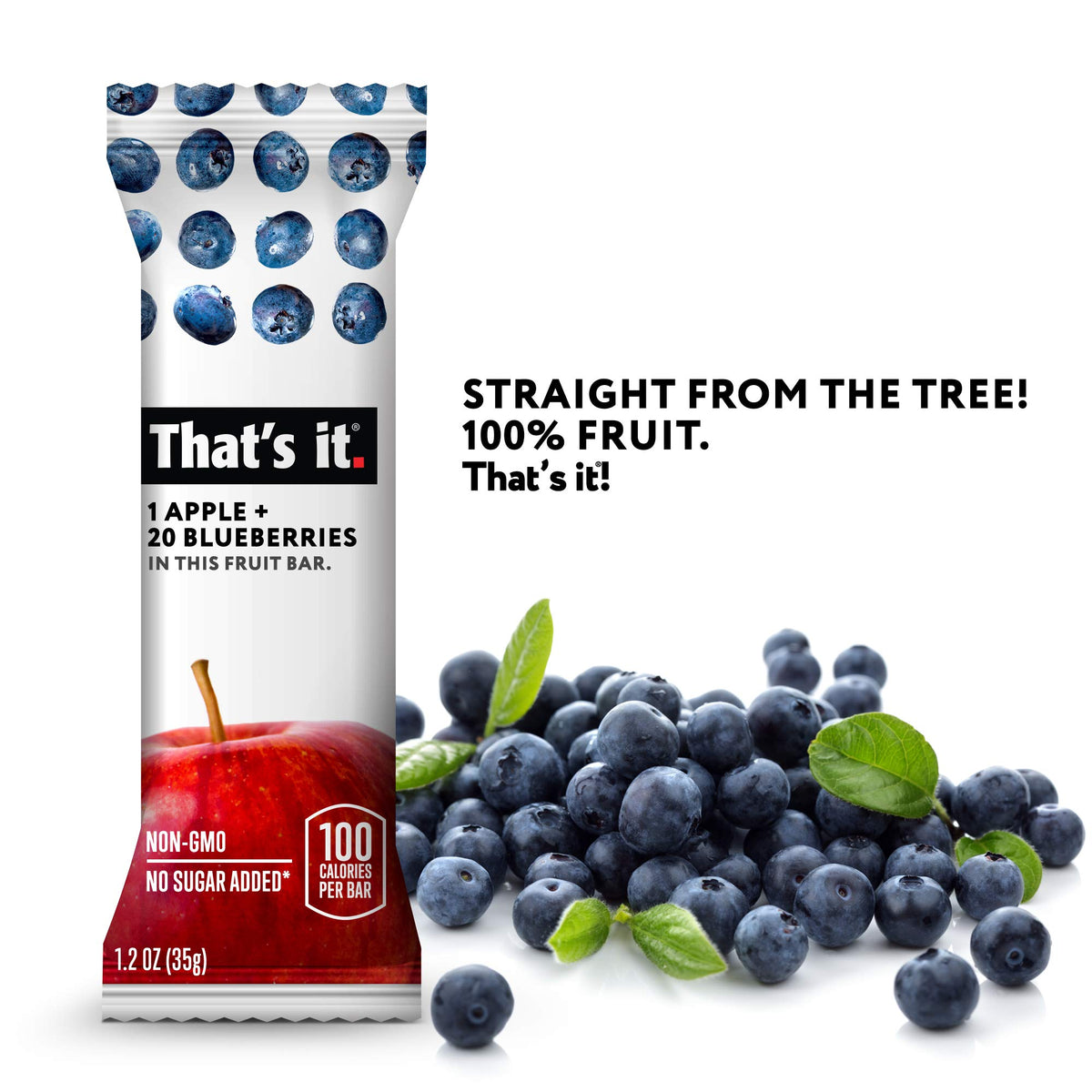 That's It fruit bar on the go, ideal for busy mornings