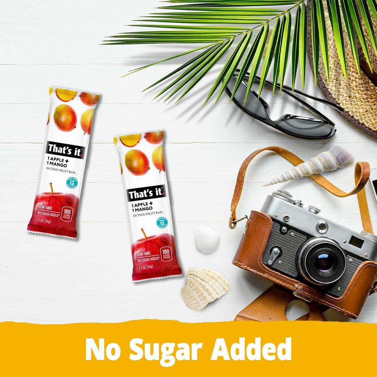 That's It fruit bars on-the-go, grab-and-go healthy snack option.