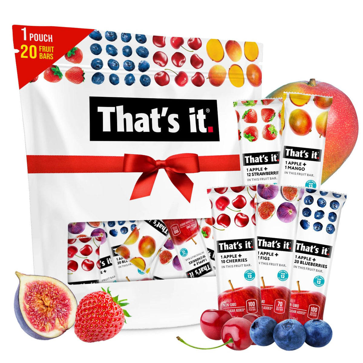 That's It fruit bars variety 20-pack box ideal for a healthy gift.