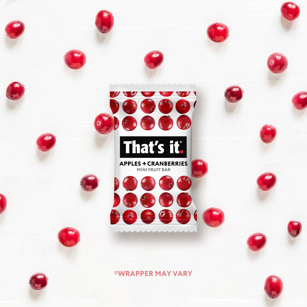 That's it Cranberry-Banana bars, close-up of natural fruit pieces, perfect for a wholesome snack