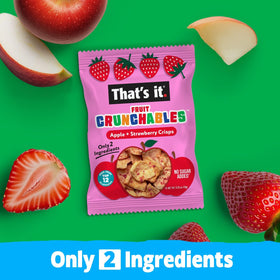 That's it gluten free label on Crunchables bag for allergen-free snacking.
