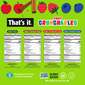 That's it Fruit Crunchables shelf-stable snack for kids.