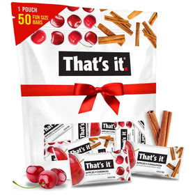 That's it Fun Size Fruit Bars variety pack on desk for easy office snacks