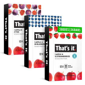 That's it mega variety pack featuring fig bars for on-the-go snacking.