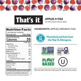 That's it. No added sugar pack for naturally sweet fruit.