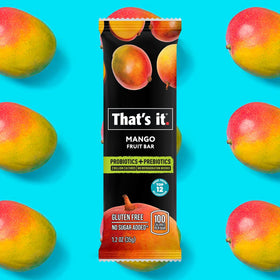 That's it shelf-stable fruit bar illustrating long shelf life without refrigeration.