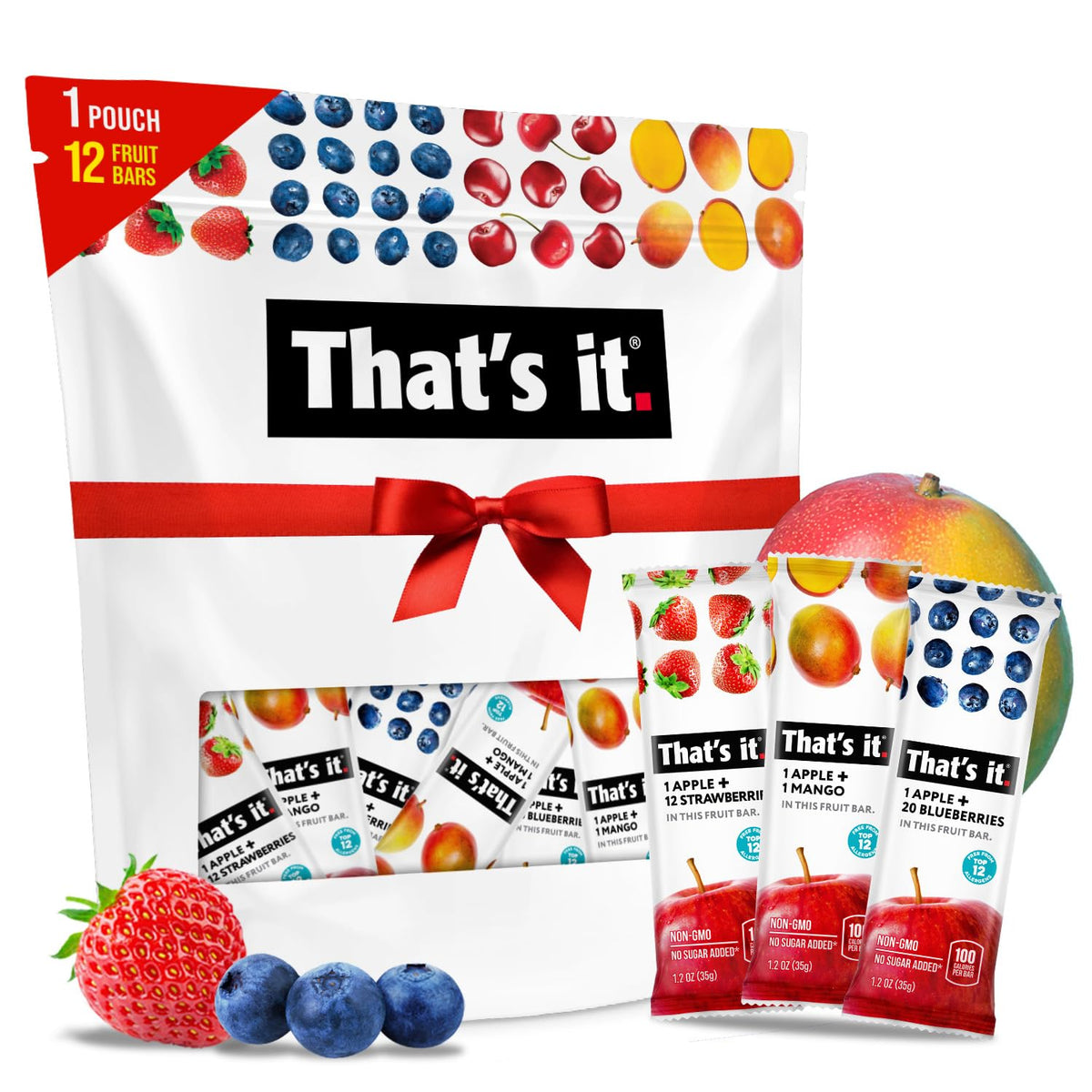 That’s it Apple flavor fruit bar with two real fruit servings for on-the-go nutrition