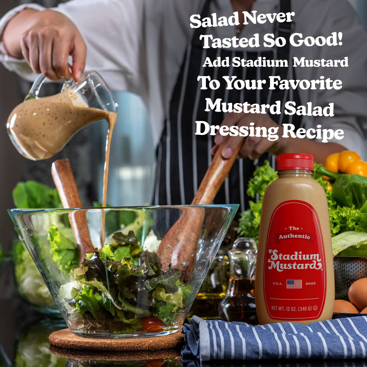 Kosher-certified, gluten-free mustard with a spicy kick and clean finish.