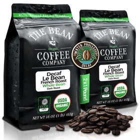The Bean Coffee Company Le Bean decaf two-pack whole beans for fresh grind at home