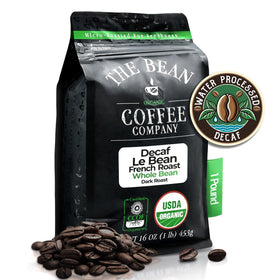 The Bean Le Bean Dark French Roast coffee beans show bold flavor for mornings