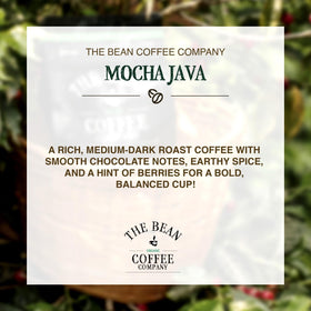 Small-batch USA roast by The Bean Organic Coffee Company.