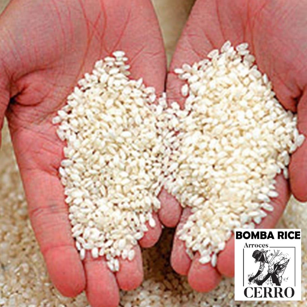 The Black Hoof Bomba Rice close-up shows grain texture ideal for absorbing flavors
