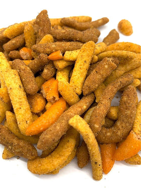 The Bulk-Priced Food Shoppe Louisiana Cajun Snack Mix serving bowl for parties.