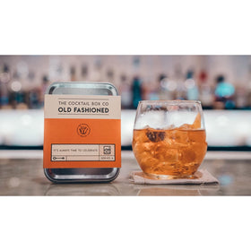 The Cocktail Box Co. old-fashioned cubes for quick, quality pours anywhere.