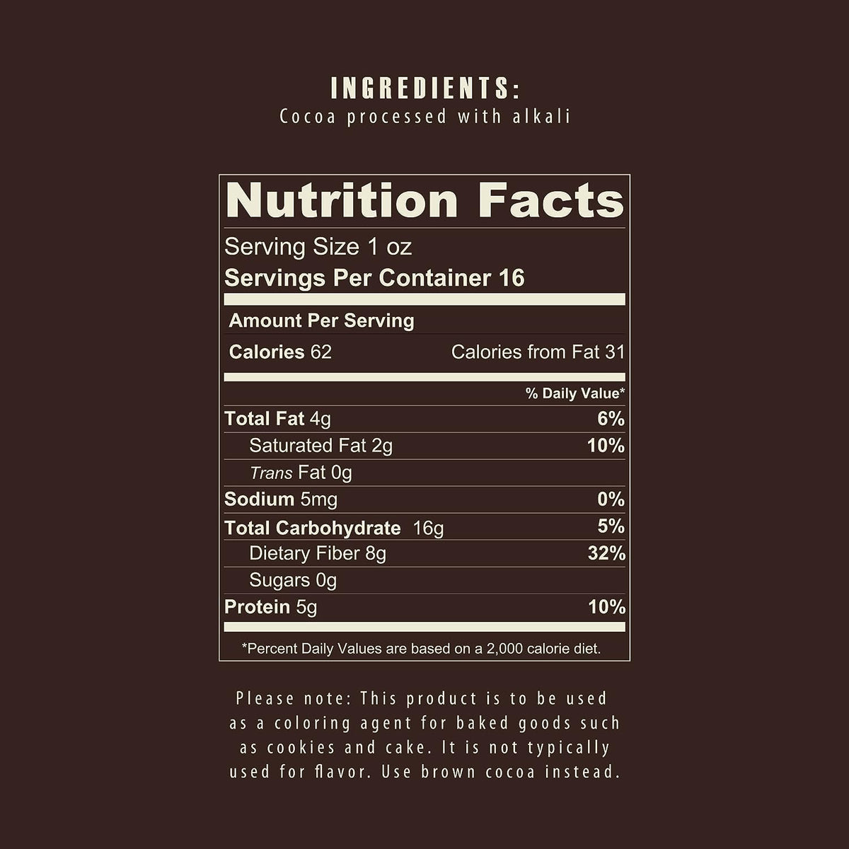 The Cocoa Trader color palette demonstrates dramatic coloring potential with black cocoa.