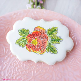 The Cookie Countess PYO edible paint on royal icing demonstrates blending options