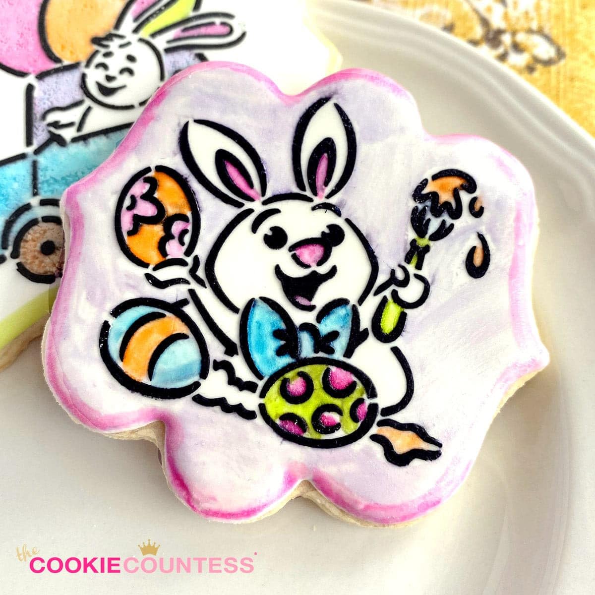 The Cookie Countess PYO Paint Palettes Pastel Colors four hues for quick design accents.