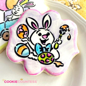 The Cookie Countess PYO Paint Palettes Pastel Colors four hues for quick design accents.