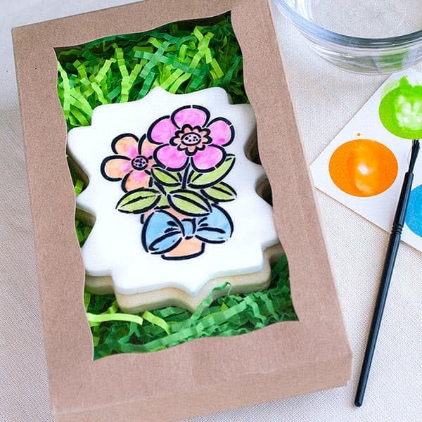 The Cookie Countess PYO Paint Palettes Pastel Colors palette for easy edible painting on cookies.