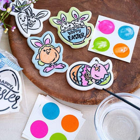 The Cookie Countess PYO Paint Palettes Pastel Pack 2 enabling quick color touches on royal icing.