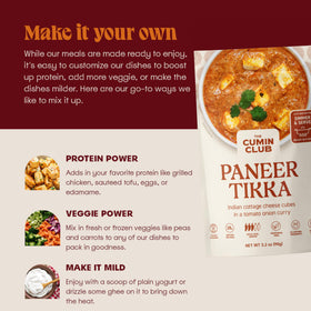 The Cumin Club meal pairing with rice or chutney elevates weeknights with authenticity.